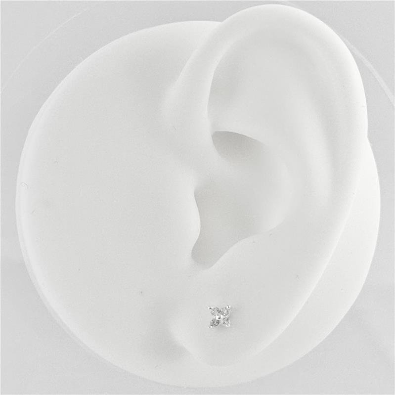 BR LISO LAP FLOR 4 PEDRAS 3MM