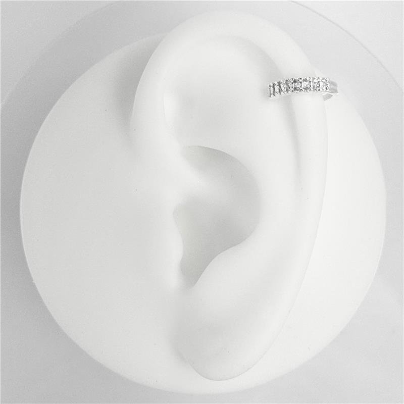 PIERCING FAKE LISO LAP METADE CRAVEJADO 2,3MM X 1CM