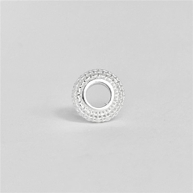 BERLOQUE LISO REDONDO VAZADO 6MM X 1CM 