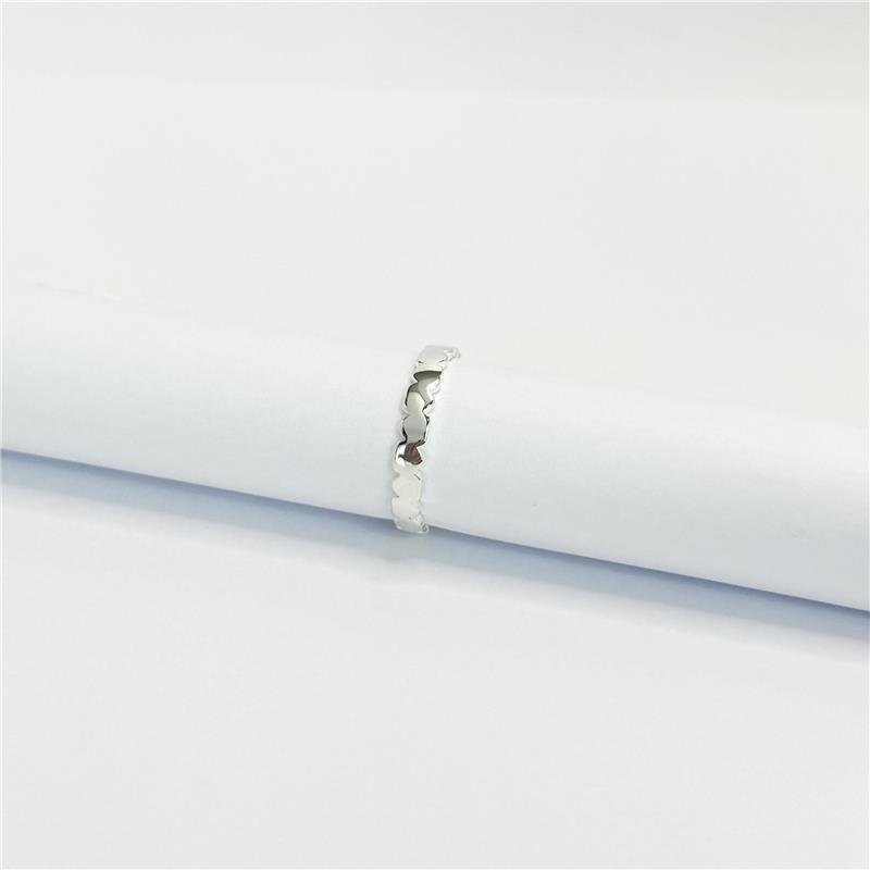 ANEL LISO CORAÇÕES 3MM