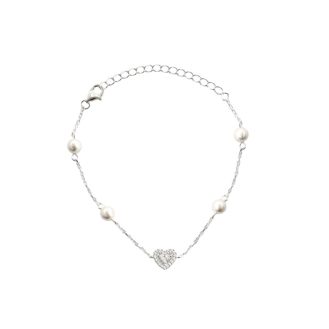 PULS LISO LAP CORAÇÃO E 4 PÉROLAS 16CM + EXT