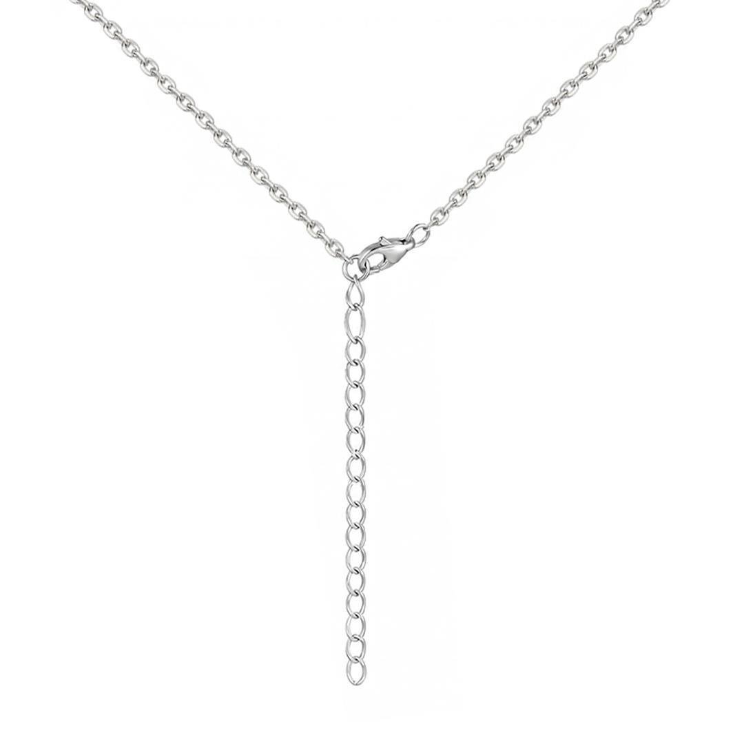 COLAR LISO LAP 6 TREVOS MALAQUITA 1,1CM 40+5CM