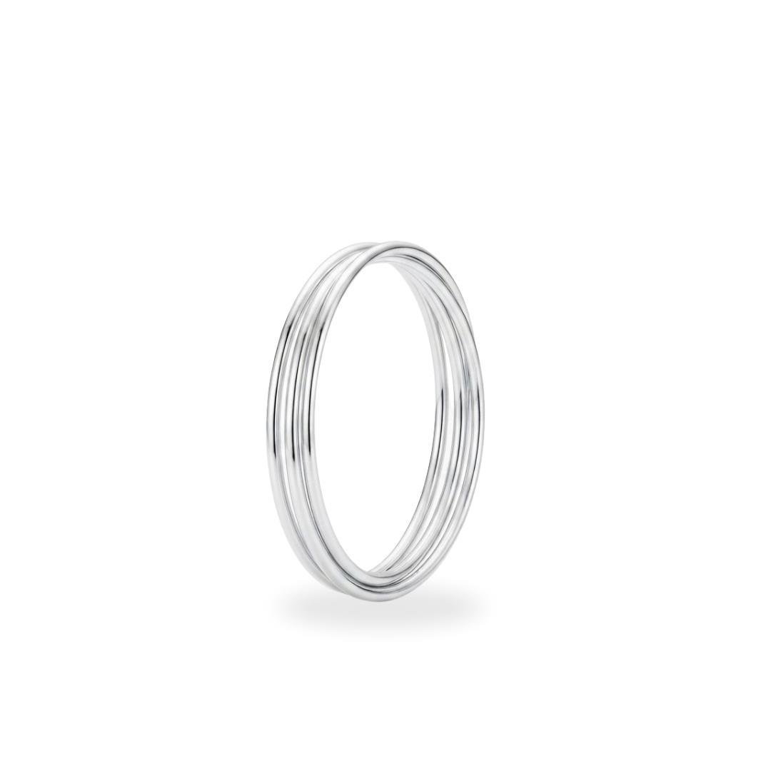 BRACELETE LISO 5 AROS 2MM