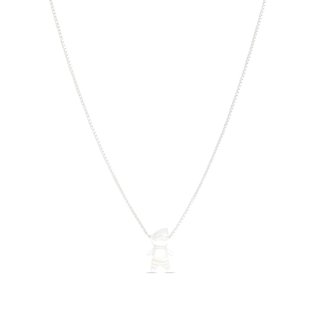 COLAR LISO LAP MENINO MADREPEROLA 45CM