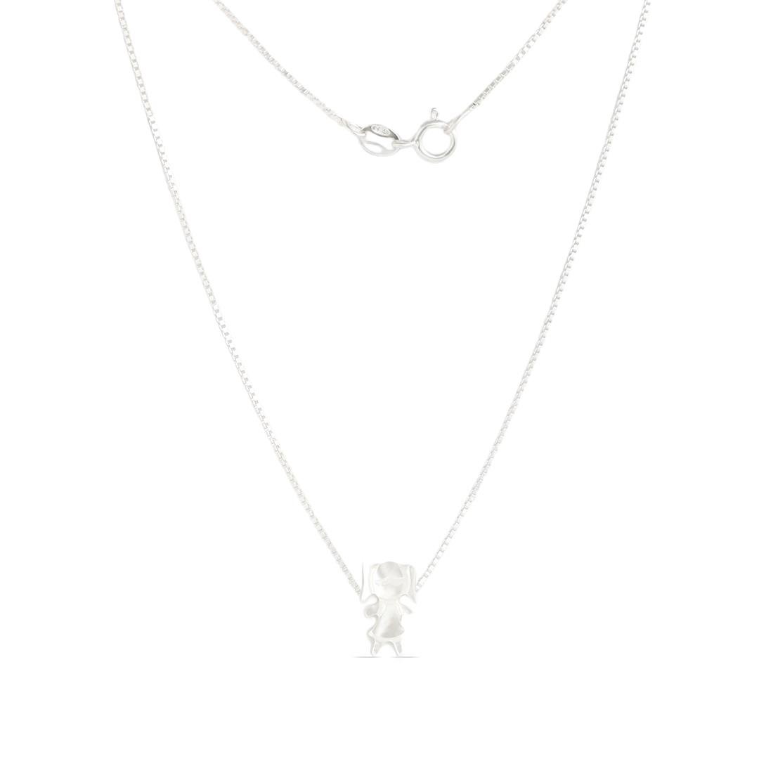 COLAR LISO LAP MENINA MADREPEROLA 45CM