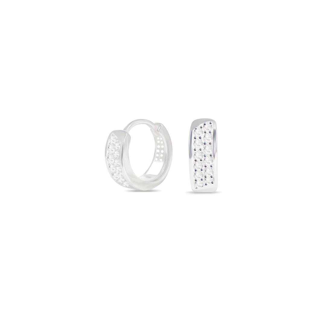 ARG LISA LAP 12 PEDRAS ARO QUADRADO 4MM X 1,2CM
