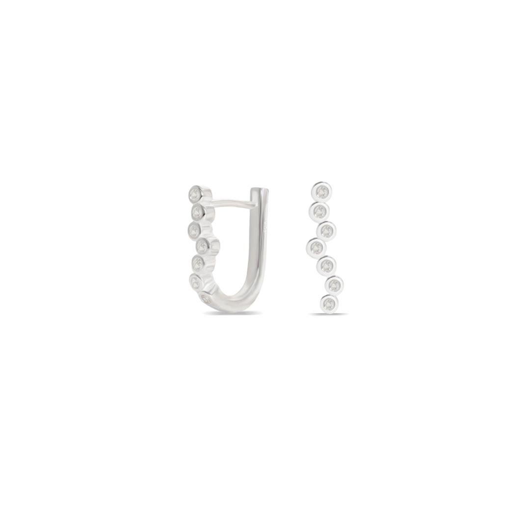 ARG LISA LAP OVAL COM 7 PONTOS DE LUZ 2MM X 1,5CM