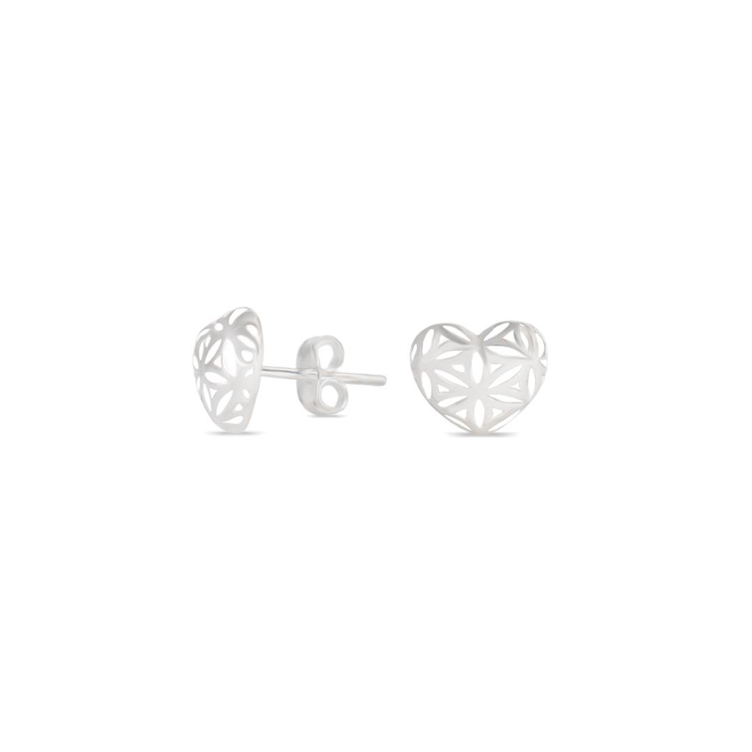 BR LISO CORAÇÃO ABAULADO VAZADO 8,6MM