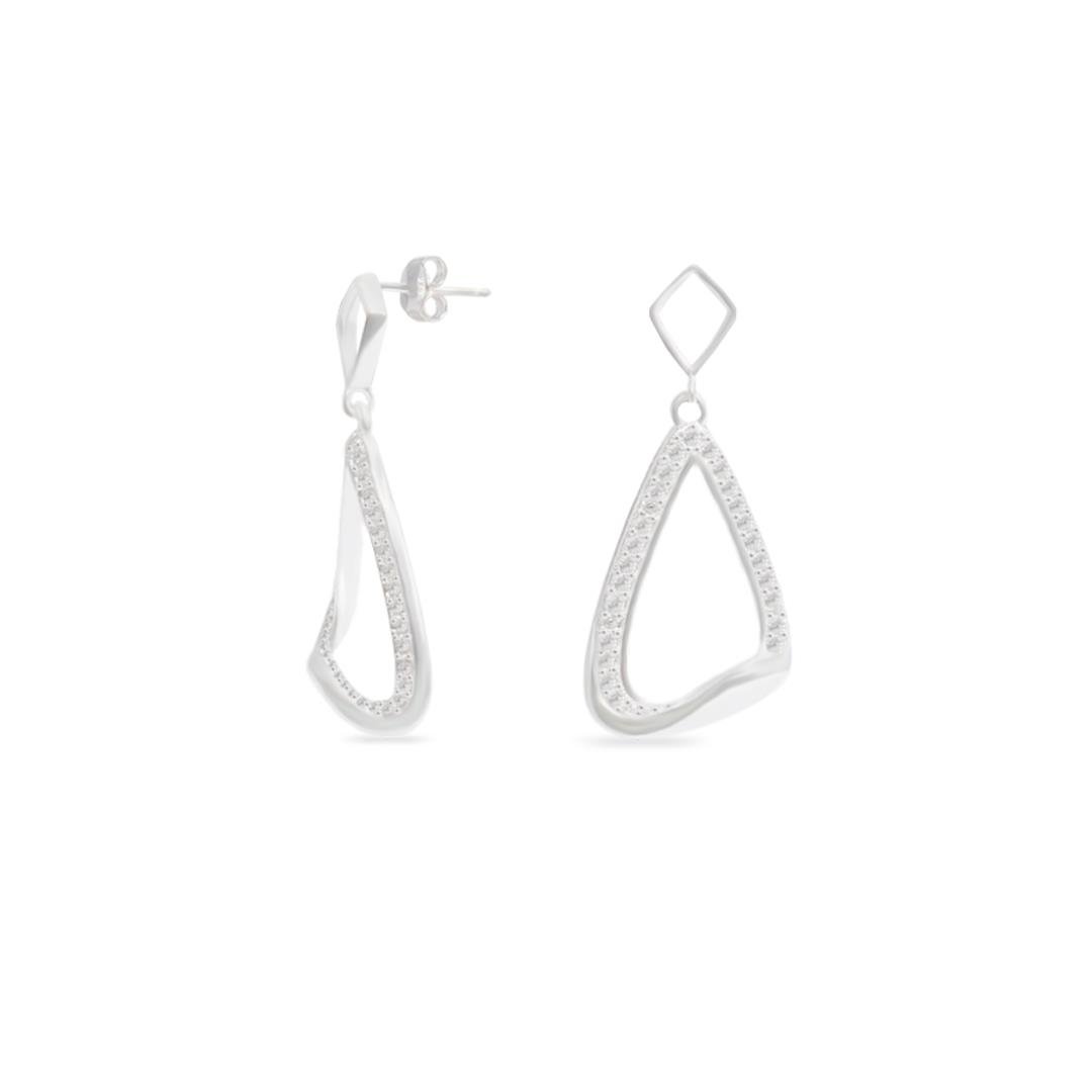 BR LISO LAP LOSANGO 6MM COM GOTA ASSIMÉTRICA PENDURADA 1,7CM