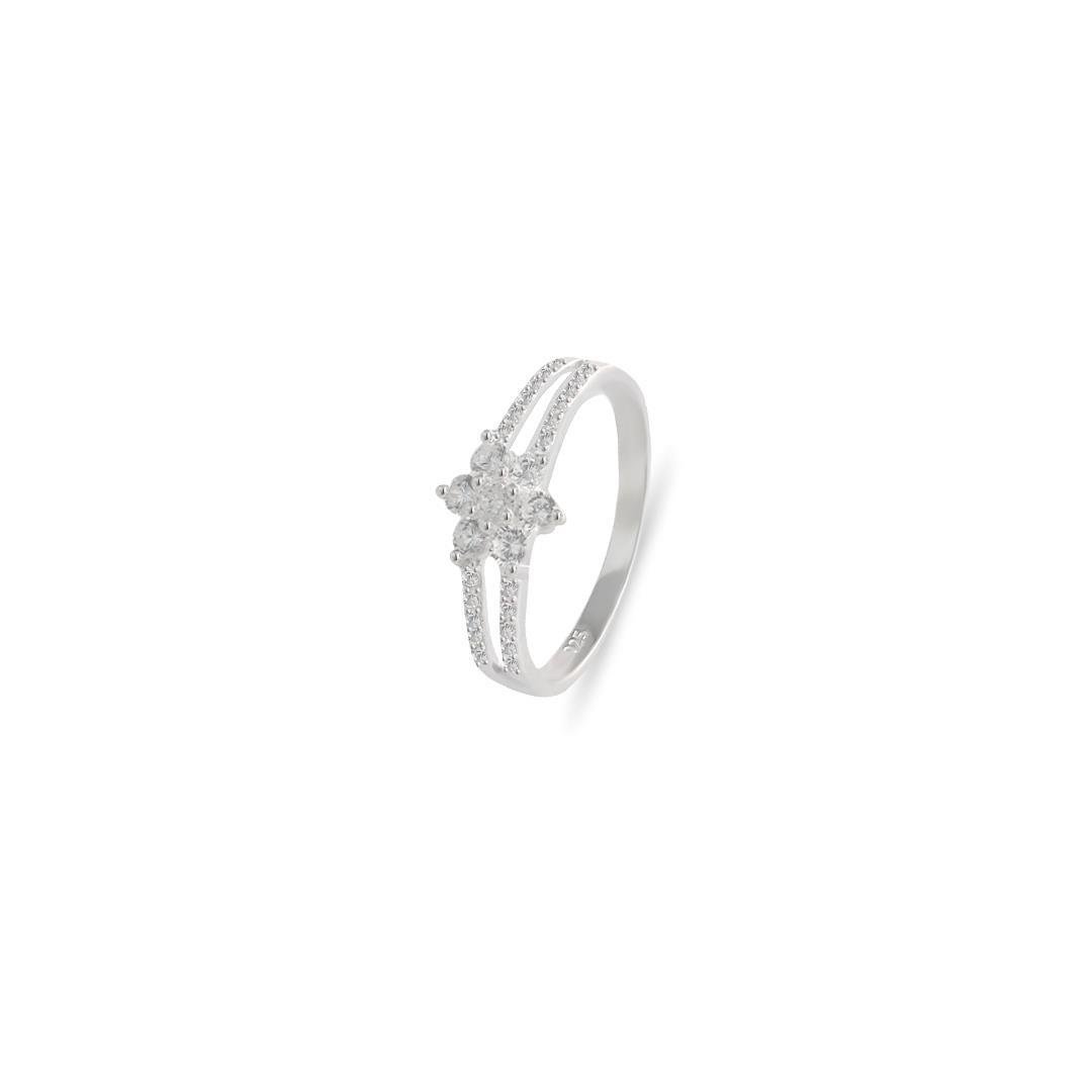 ANEL LISO LAP FLOR 9MM DOIS AROS LATERAIS