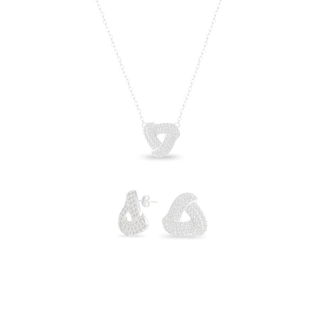 CONJ LISO LAP TRIANGULO ENTRELAÇADO