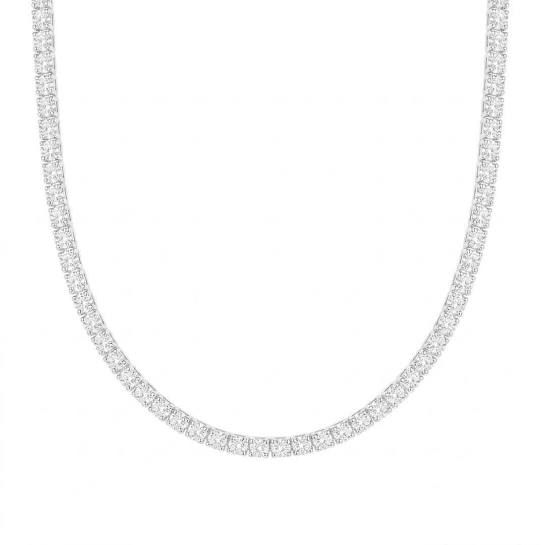 COLAR LISO LAP RIVIERA 2MM 40CM+EXT