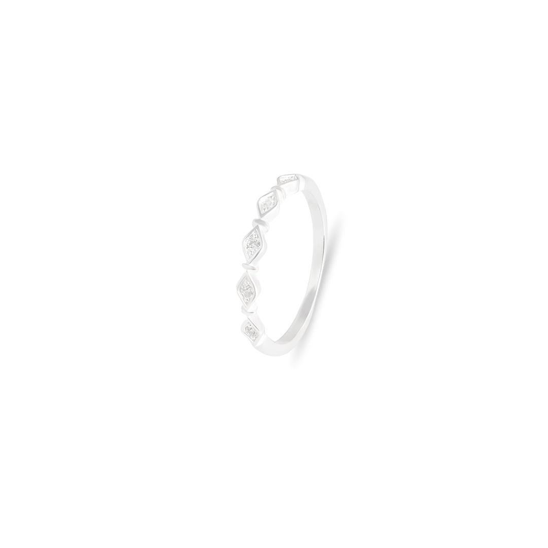 ANEL LISO LAP PONTOS DE LUZ LOSANGO 2,8MM