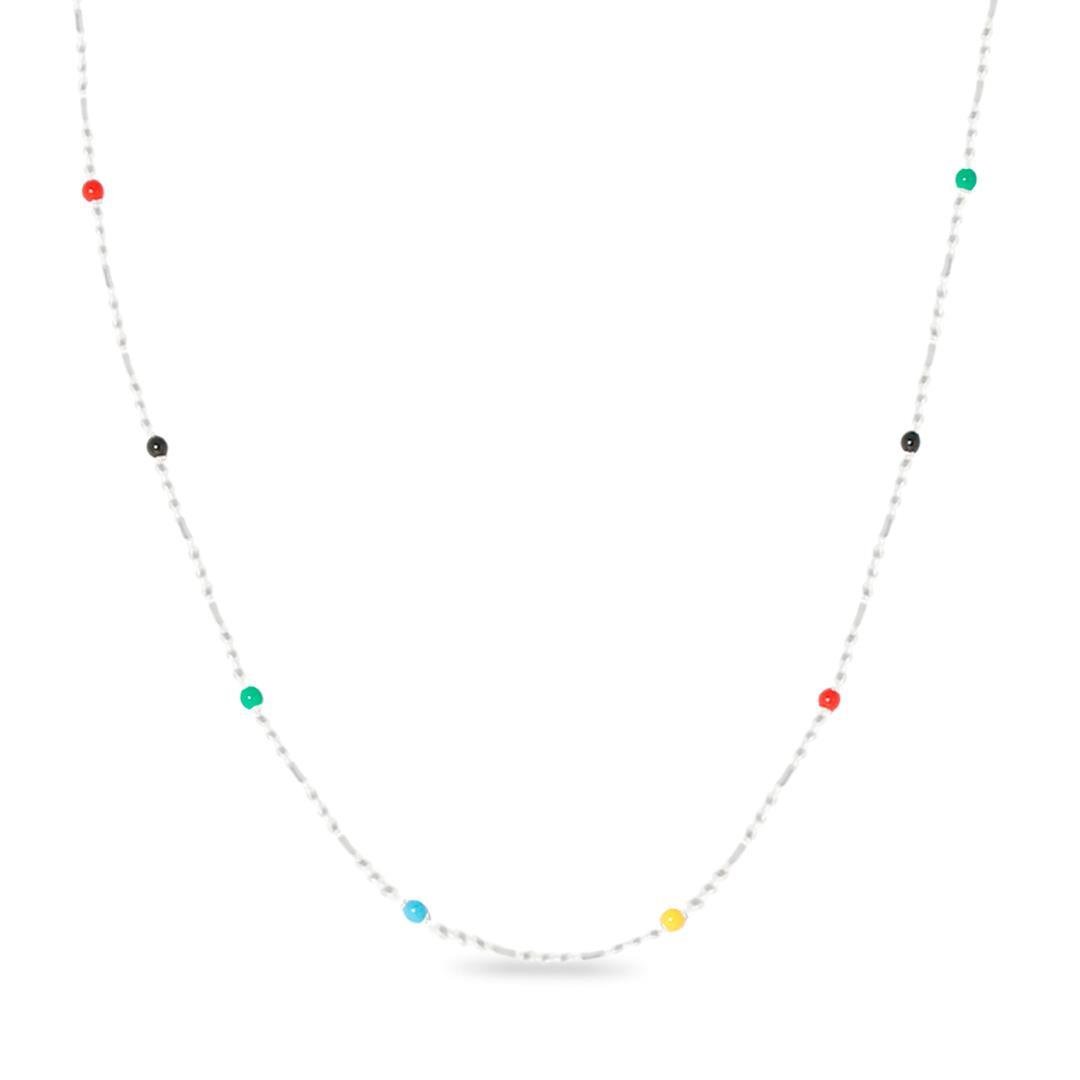 CHOCKER LISO LAP BOLINHAS 35CM + EXT