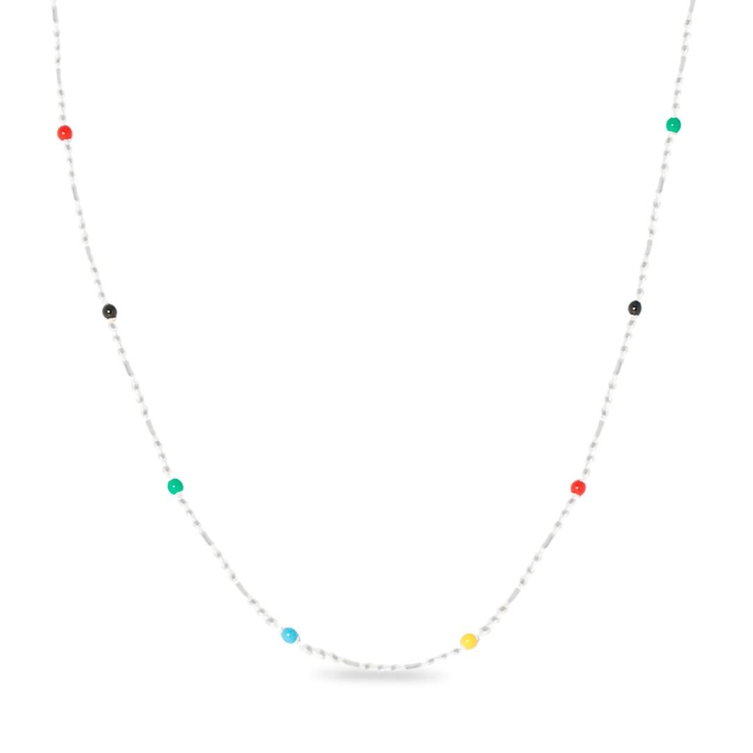 CHOCKER LISO LAP BOLINHAS 35CM + EXT