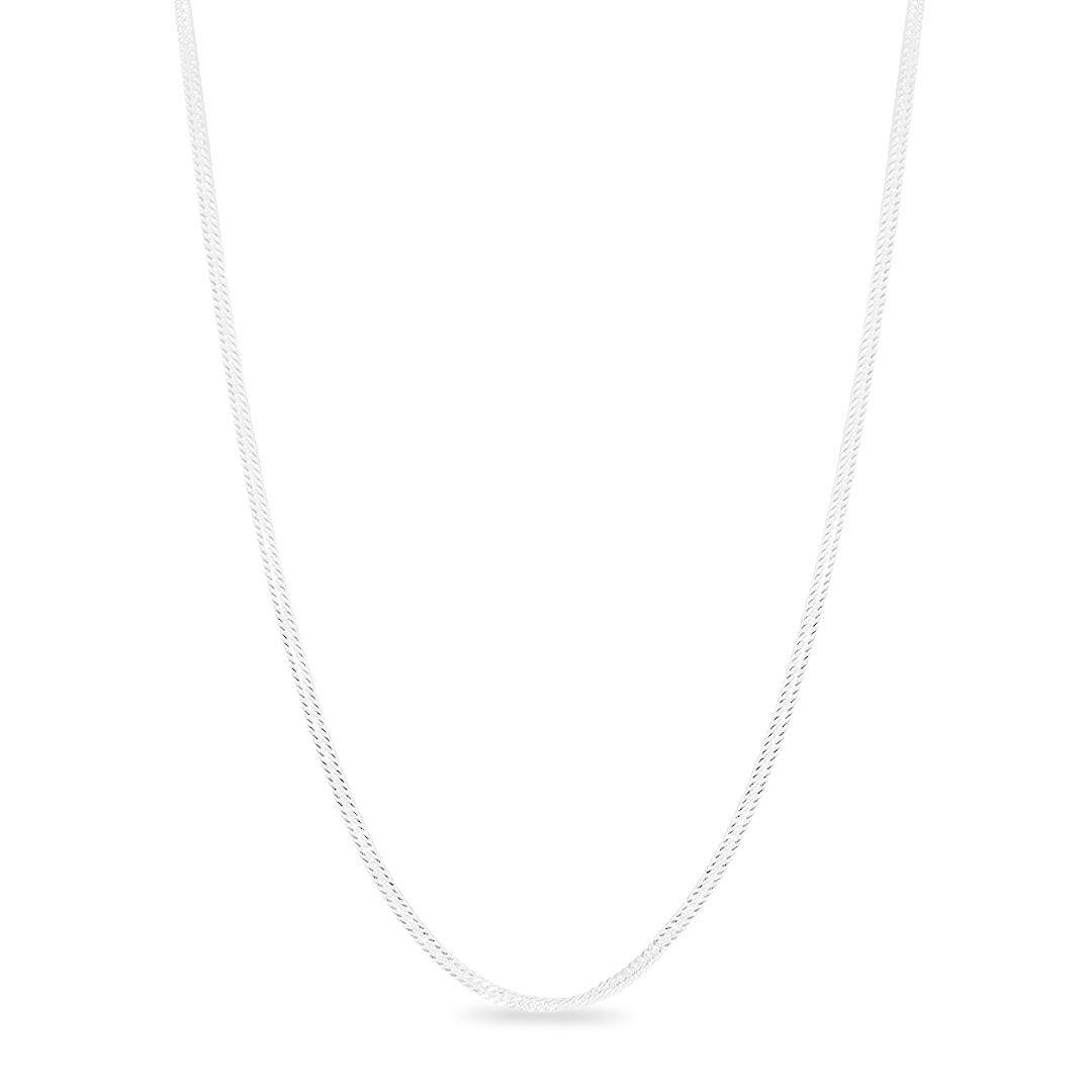 CORRENTE LISA ELO DUPLO 1,8MM 50CM 