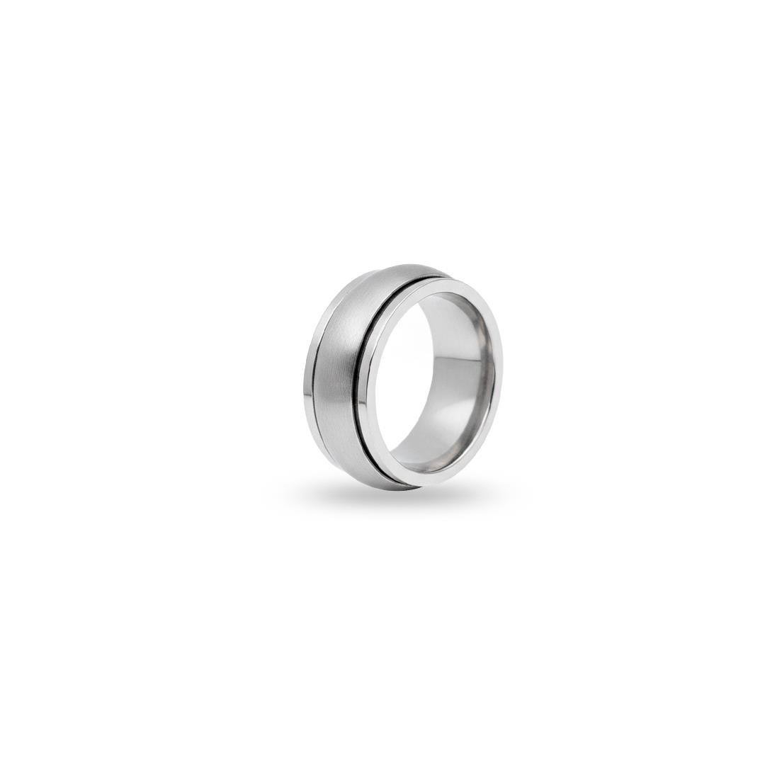 ANEL LISO 2 LINHAS GIRATÓRIO 9MM