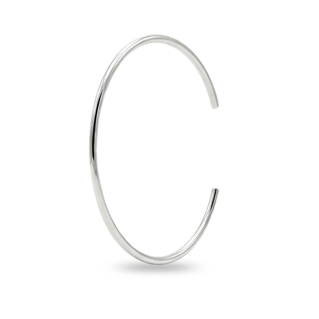 BRACELETE LISO ARO REDODNDO ABERTO 2MM