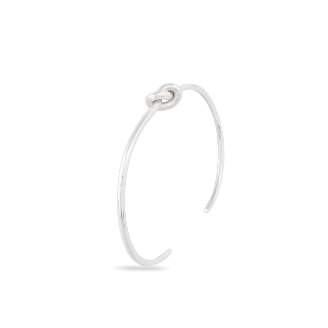 BRACELETE LISO NÓ ARO REDONDO 2,5MM