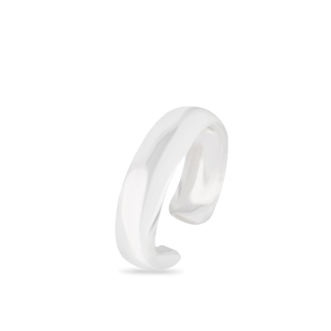 BRACELETE LISO ARO RETANGULAR ABERTO 1,5CM