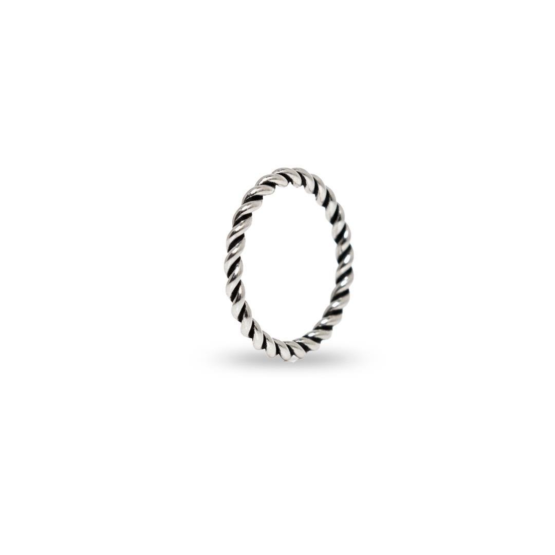 ANEL LISO TORCIDO ESCURECIDO 2MM