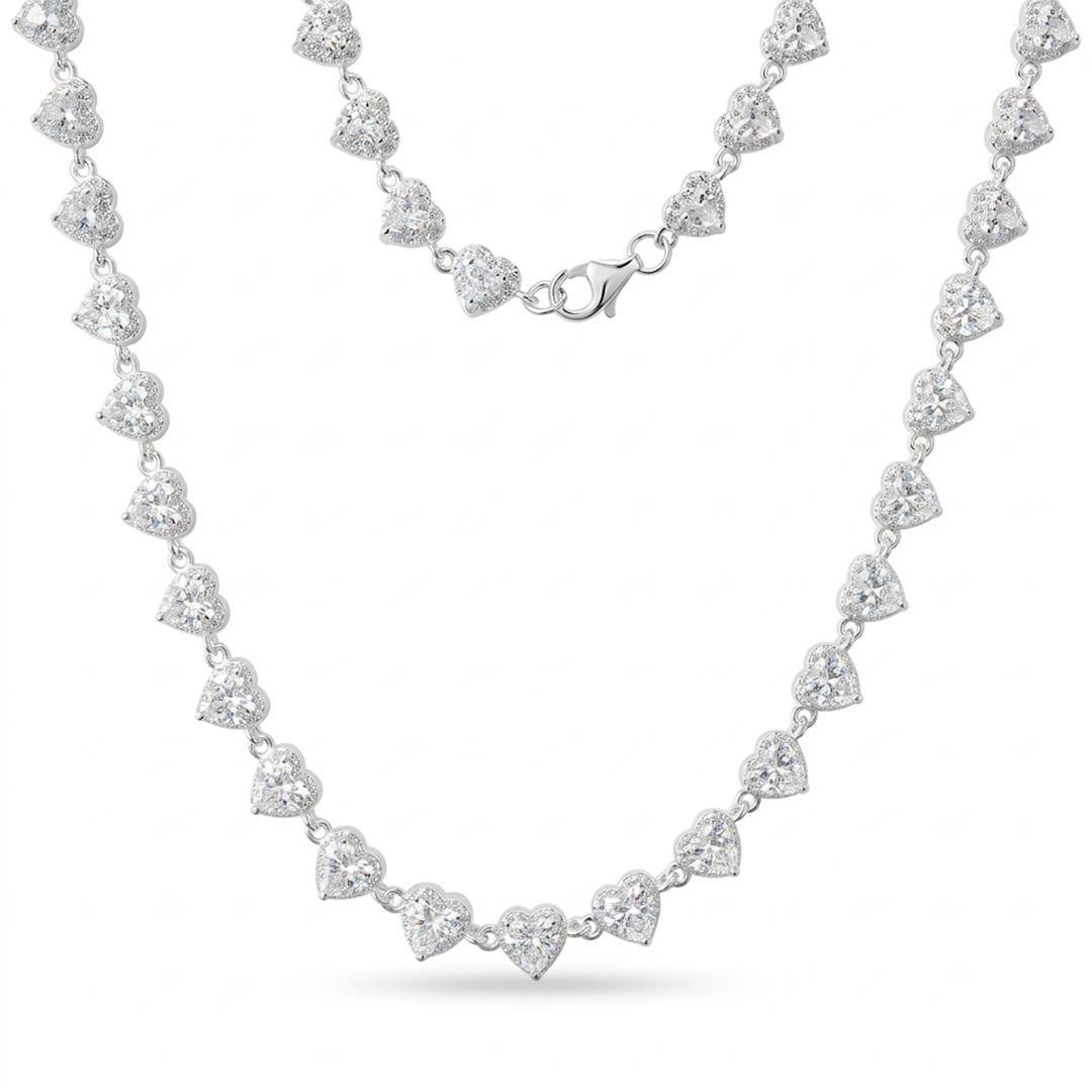 COLAR LISO LAP CORAÇÕES 5,6MM 45CM