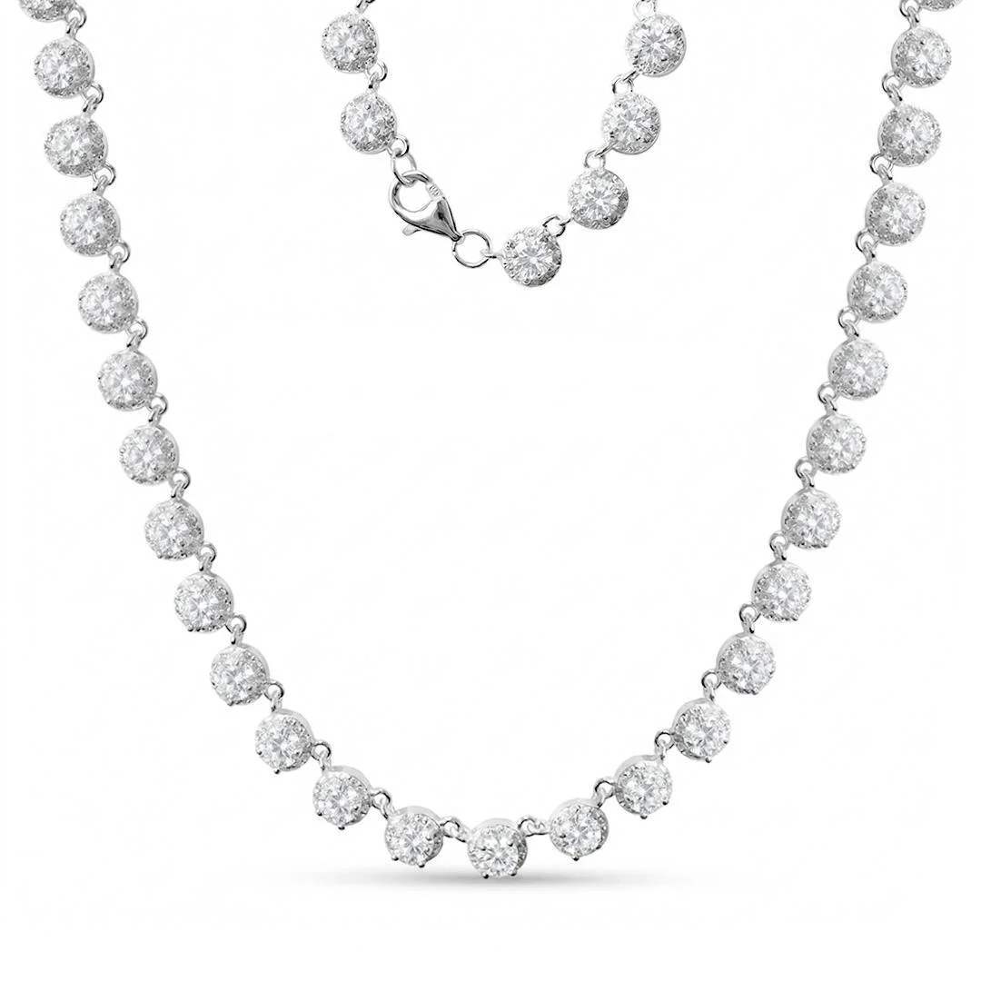 COLAR LISO LAP PEDRAS REDONDAS 5,3MM 45CM