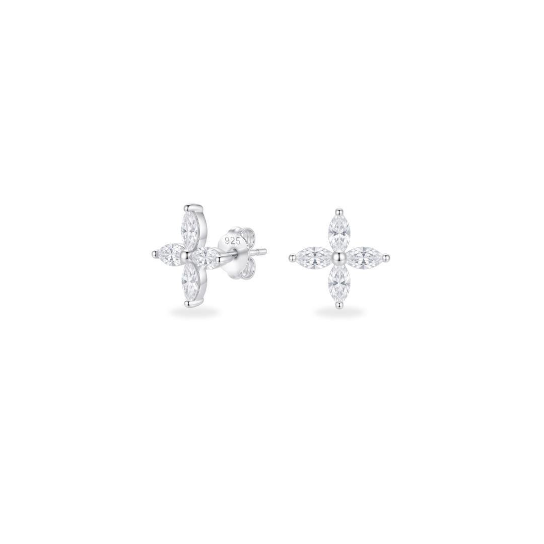 BR LISO LAP FLOR 4 PÉTALAS 1,4CM