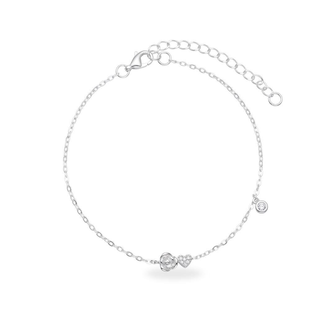 PULS LISA LAP MINI FLOR E CORAÇÃO 4MM COM PONTO DE LUZ 16CM + EXT