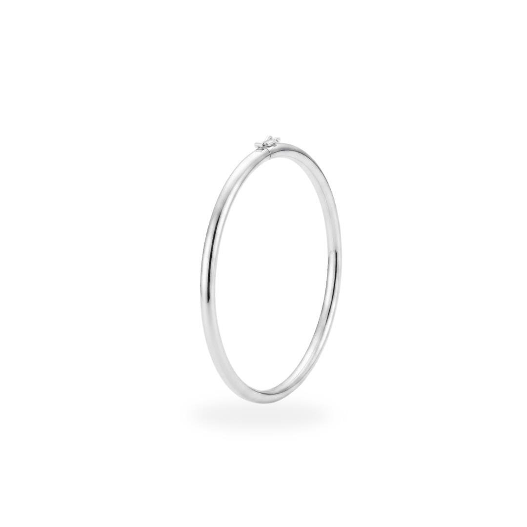 BRACELETE LISO OCO ARO REDONDO 4MM