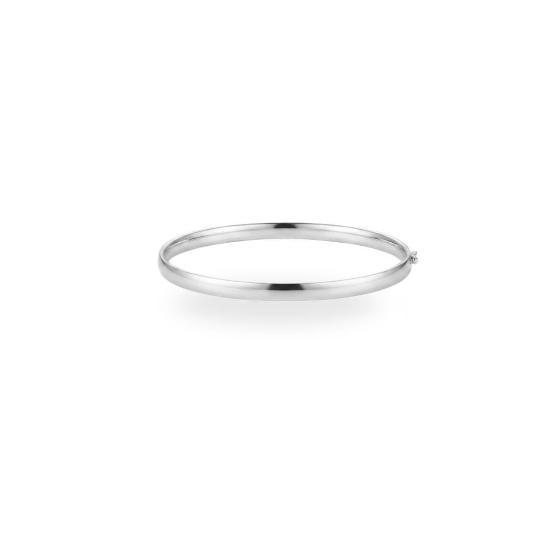 BRACELETE LISO ARO MEIA CANA INFANTIL 4MM