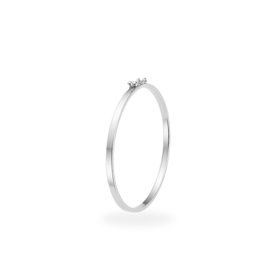 BRACELETE LISO ARO QUADRADO INFANTIL 2,5MM 