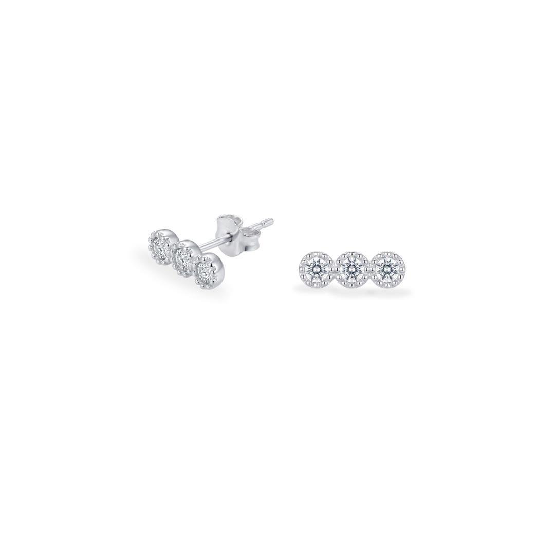 BRINCO CRAVEJADO TRIPLO PONTO DE LUZ 3,2MM
